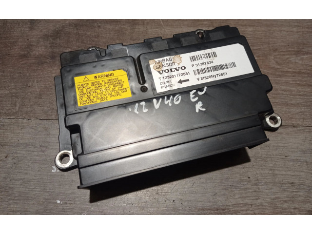 Блок подушек безопасности 31387534, P31387534   Volvo V40