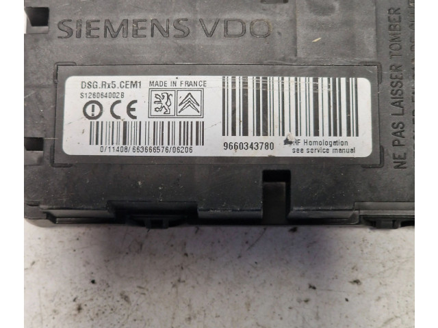 Vstřikovací čerpadlo 9660343780, S126064002B   Peugeot 607     
