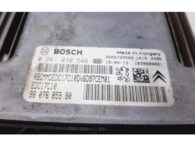 Řídící jednotka 9807885980   Peugeot 2008 I 2015