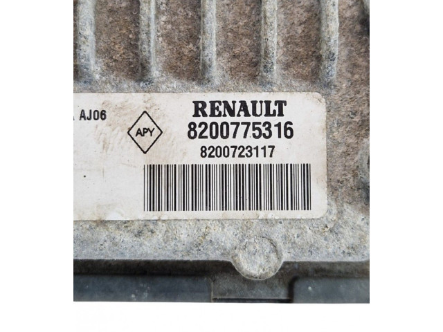 Блок управления коробкой передач 8200775316, 5WP22281CC   Renault Laguna III