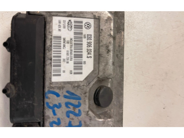Блок управления двигателя 030906034S, 6160173908   Volkswagen Fox