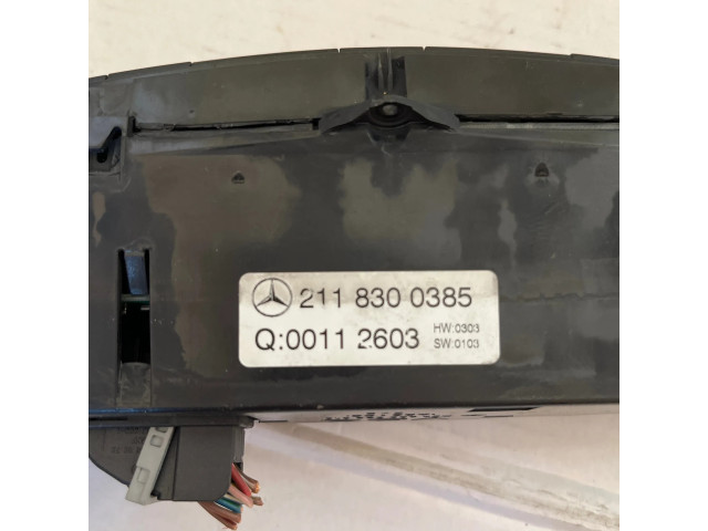 Блок управления климат-контролем 2118300385, 00112603   Mercedes-Benz E W211
