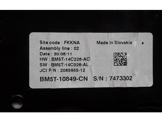 Přístrojová deska  Ford Focus 2011 BM5T10849CN  