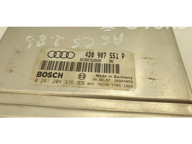 Řídící jednotka 4D0907551P, 0261204336   Audi A6 S6 C5 4B 2003