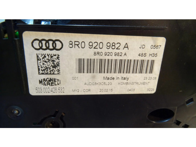 Панель приборов 503002426532, 8R0920982A   Audi Q5 SQ5       