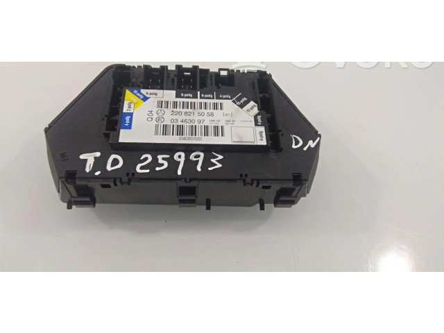 Řídící jednotka A0265456832, 0261206302   Mercedes-Benz S W220 2002