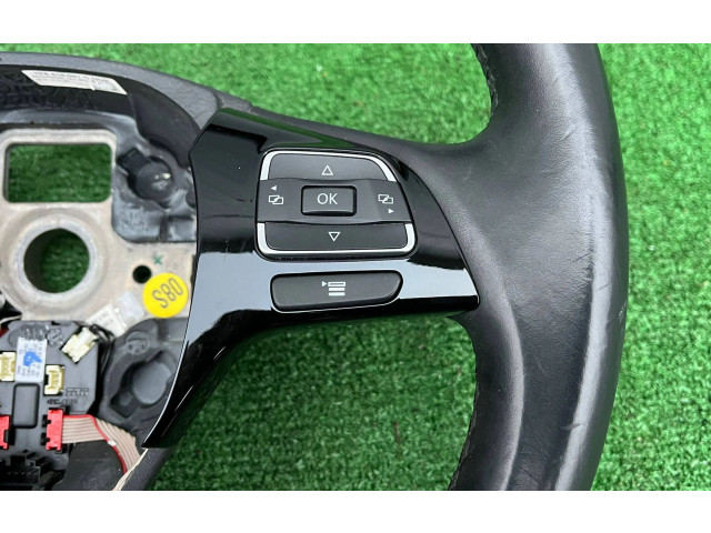 Руль Volkswagen Touareg II  2010 - 2018 года 7P6419091G, 62204000B      