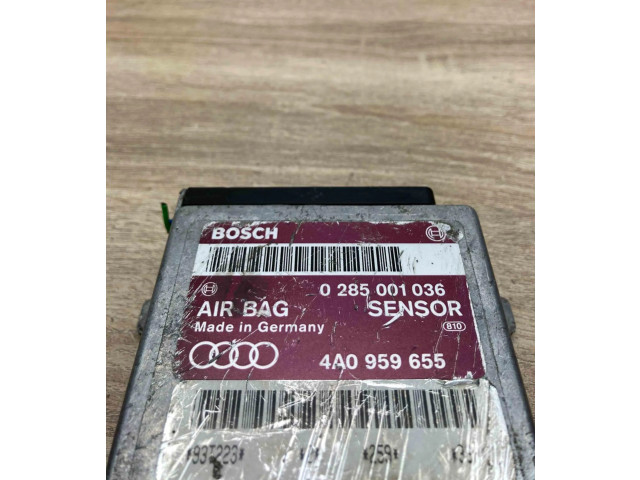 Блок подушек безопасности 4A0959655, 0285001036   Audi A6 S6 C4 4A