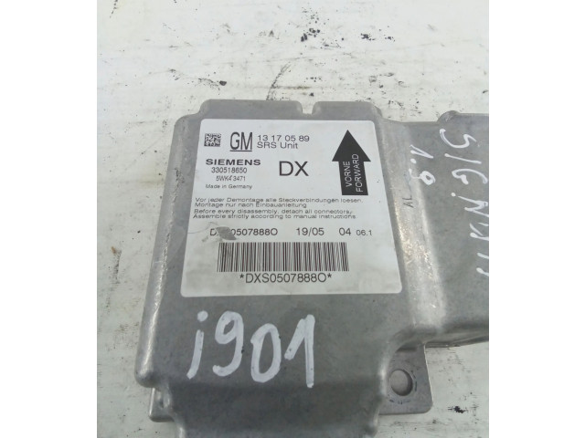 Блок подушек безопасности 13170589   Opel Signum