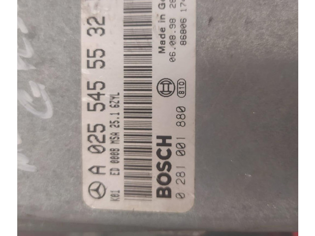 Řídící jednotka A0255455532   Mercedes-Benz E W210 
