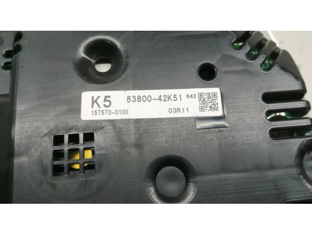 Přístrojová deska  Toyota RAV 4 (XA40) 2014 8380042K51, 1575700100  