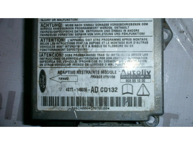 Блок подушек безопасности 4S7T14B056AD, CD132   Ford Mondeo Mk III