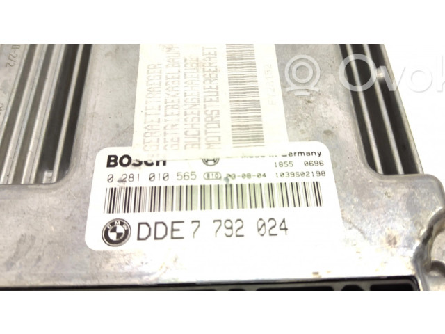 Řídící jednotka 7792024, 0281010565   BMW 3 E46 2003