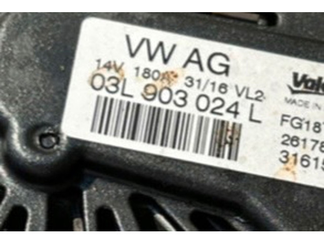 Генератор 03L903024L   Volkswagen Transporter - Caravelle T6      
