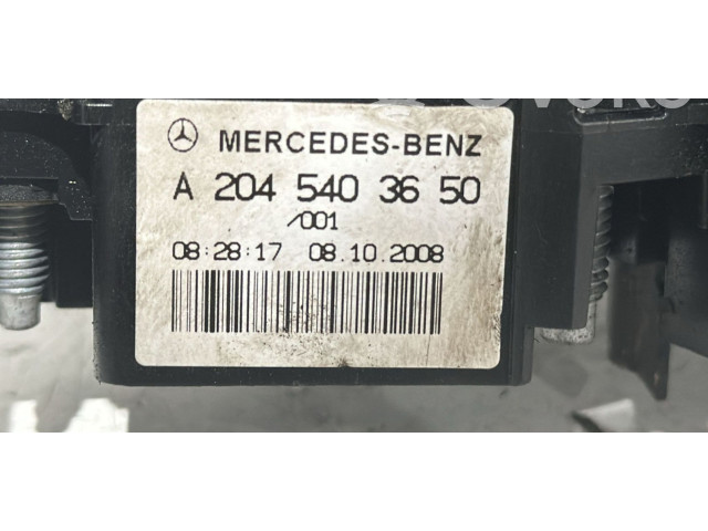   Pojistková skříňka A2045403650, A2045403650   Mercedes-Benz C W204 2008