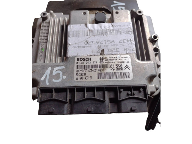 Řídící jednotka 9664843780   Peugeot Bipper 2008