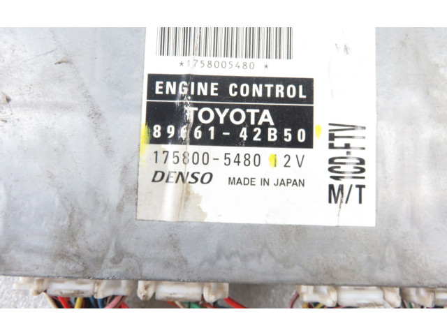 Řídící jednotka 1758005480, 8966142B50   Toyota RAV 4 (XA20) 2003