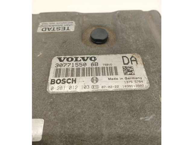 Řídící jednotka 30771550, 0281012103   Volvo XC90 2007