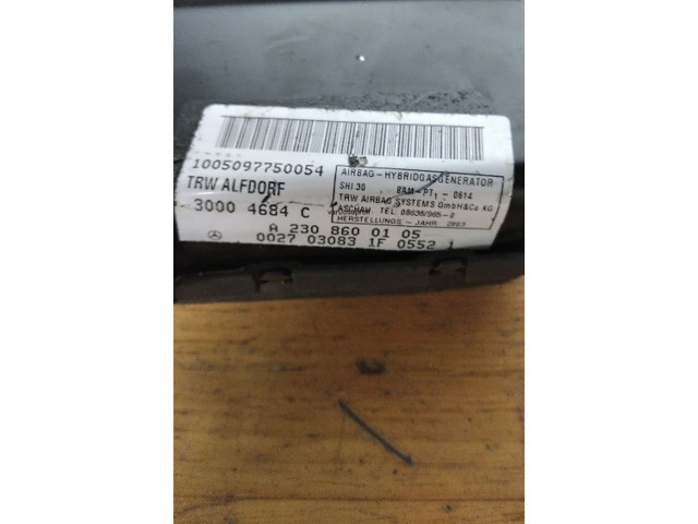 Подушка безопасности двери A2308600205, 30004685C   Mercedes-Benz SL R230