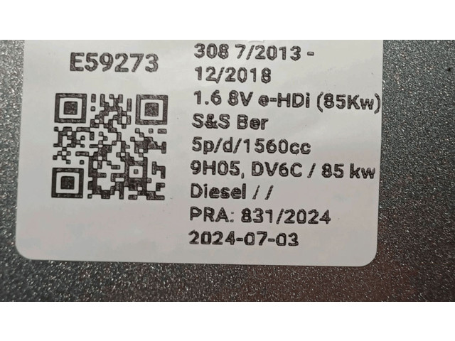 Zpětné zrcátko  Peugeot 308 2017  1611508580, 1611508580  