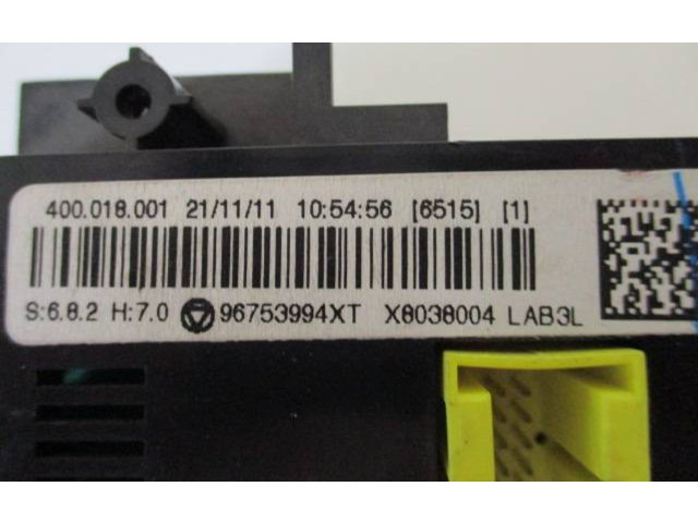 Блок управления климат-контролем 96753994XT, X8038004   Citroen C3