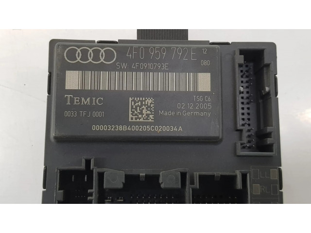 Блок управления 4F0959792E   Audi A6 S6 C6 4F