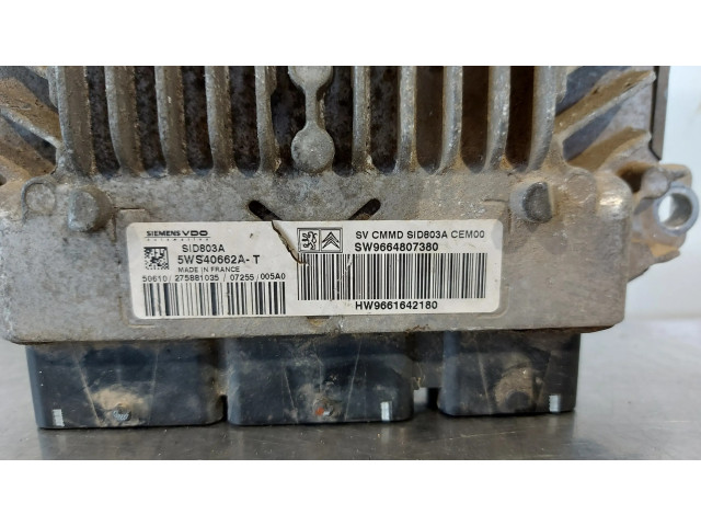 Блок управления двигателя 9664807380   Citroen Jumpy