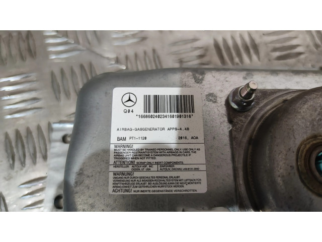 Подушка безопасности пассажира A1668602402   Mercedes-Benz GLS X166