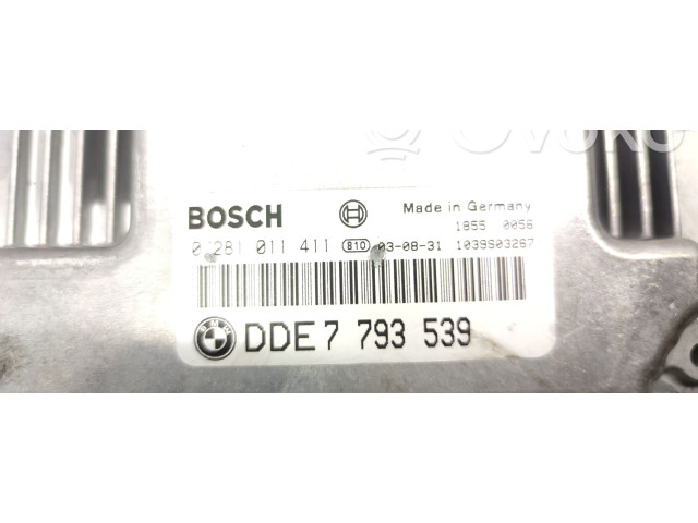 Řídící jednotka 7793539, 0281011411   BMW 3 E46 2004