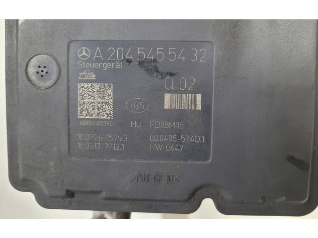 Jednotka ABS A2045455432, 000405574D1   Mercedes-Benz C W204 2008