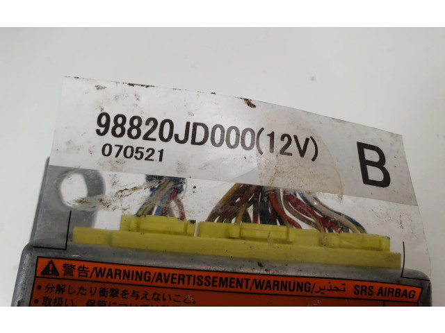 Блок подушек безопасности 98820JD000   Nissan Qashqai