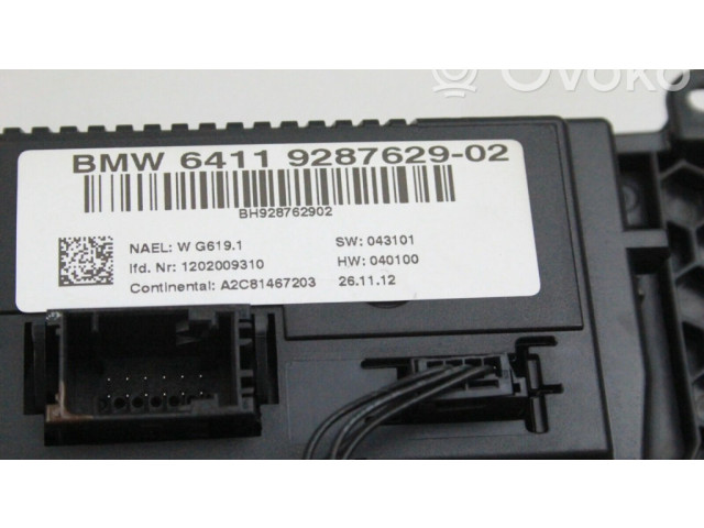 Блок управления климат-контролем 9287629   BMW X3 F25