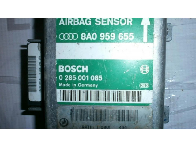 Блок подушек безопасности 8A0959655, 0285001085   Audi 80 90 S2 B4