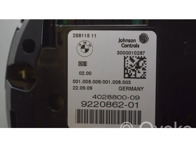 Přístrojová deska  BMW 5 GT F07 2009 9220862, 62109249348  
