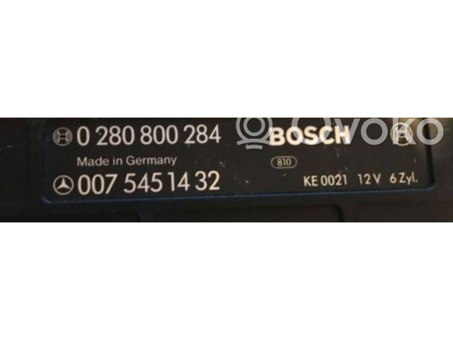 Řídící jednotka 0075451432, 0280800284   Mercedes-Benz E W124 1990