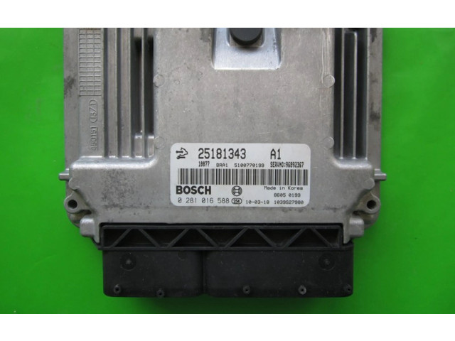 Řídící jednotka 25181343, 0281016588   Chevrolet Captiva 2010