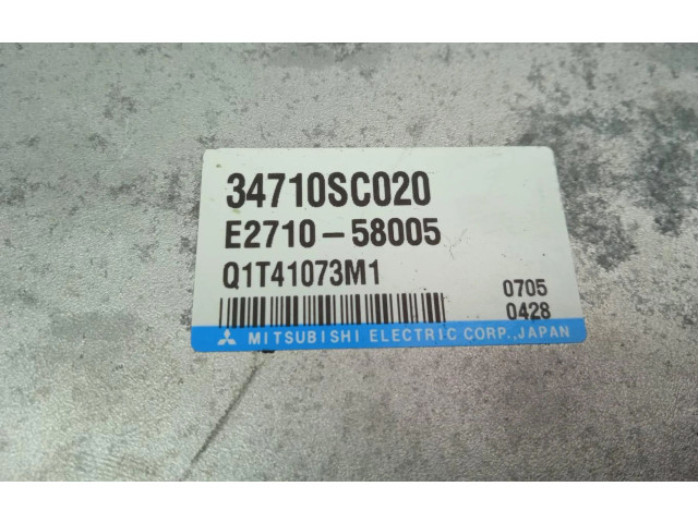 Řídící jednotka 34710SC020   Subaru Forester SH 2012