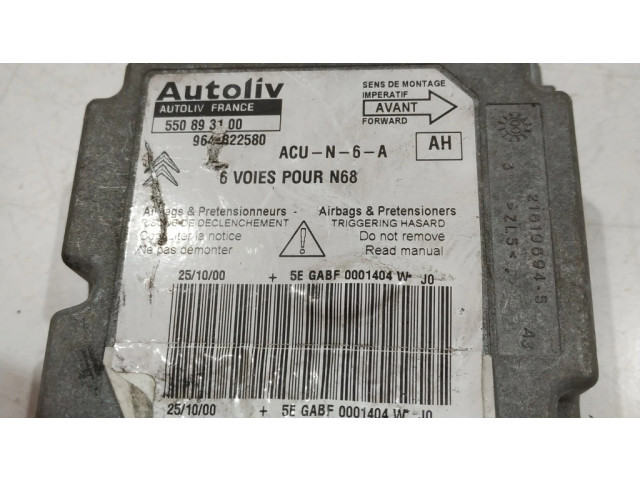 Блок подушек безопасности 550893100, 9640822580   Citroen Xsara Picasso