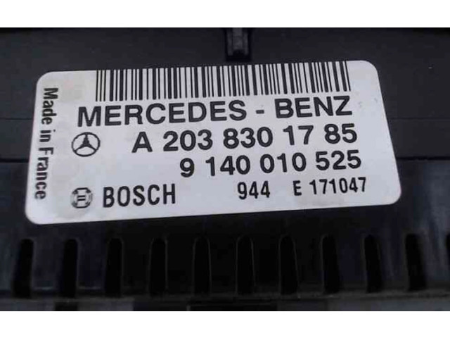 Блок управления климат-контролем 2038304485, 2038304485   Mercedes-Benz C W202