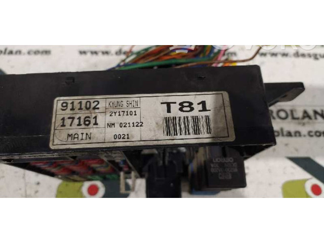 Pojistková skříňka Řídící jednotka BSM 9110217161   Hyundai Matrix 2003