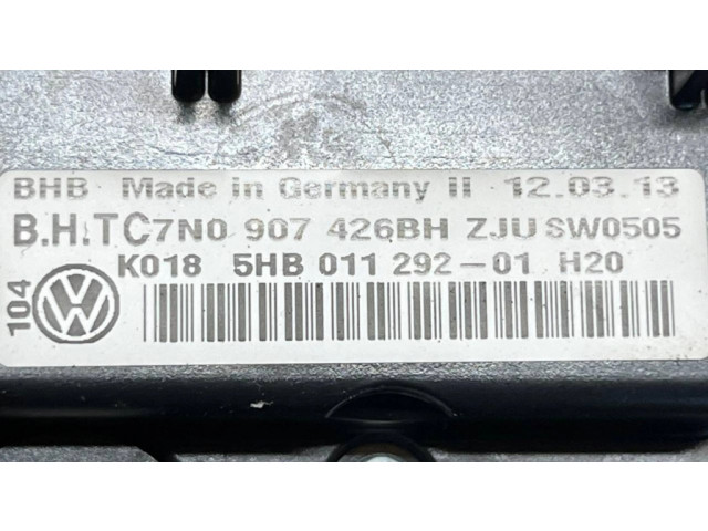 Блок управления климат-контролем 7N0907426CN, 5HB01129271   Volkswagen Touran II