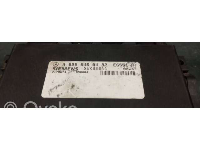 Блок управления коробкой передач A0255450432, 5WK33844   Mercedes-Benz E W210
