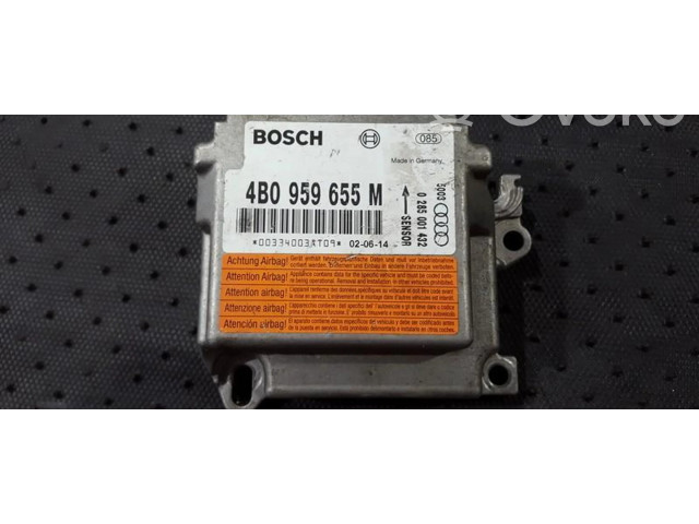 Блок подушек безопасности 4b0959655m, 0285001432   Audi A6 S6 C5 4B