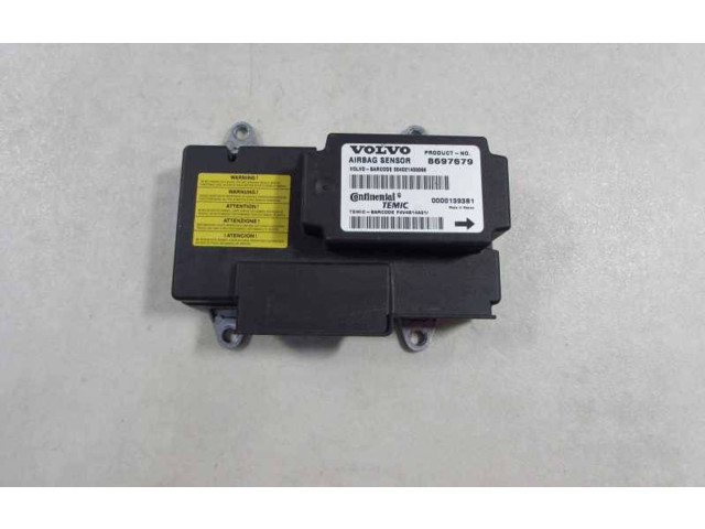 Блок подушек безопасности 8697679, 00001393B1   Volvo S40