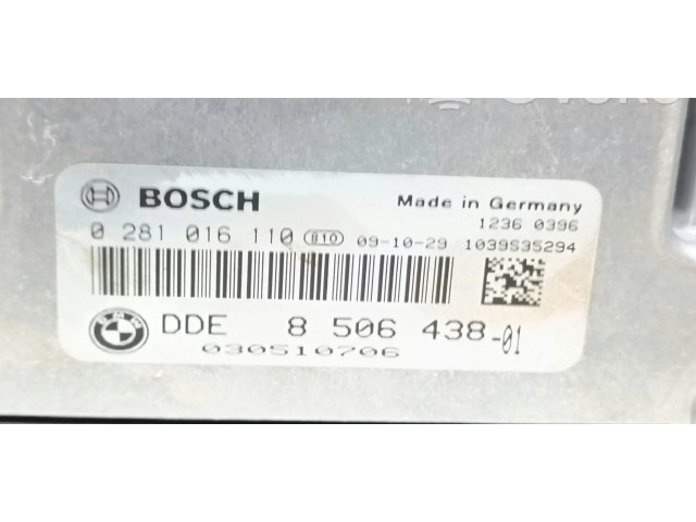 Řídící jednotka 8506438, 0261016110   BMW 3 E90 E91 2009