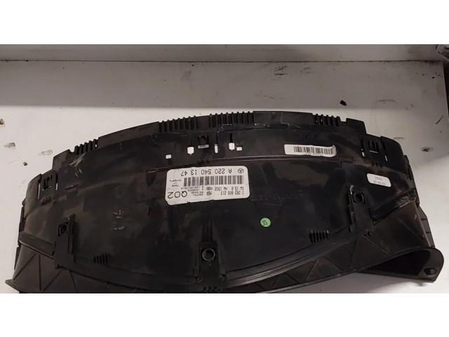 Панель приборов A2205401347, 0263005213   Mercedes-Benz S W220       