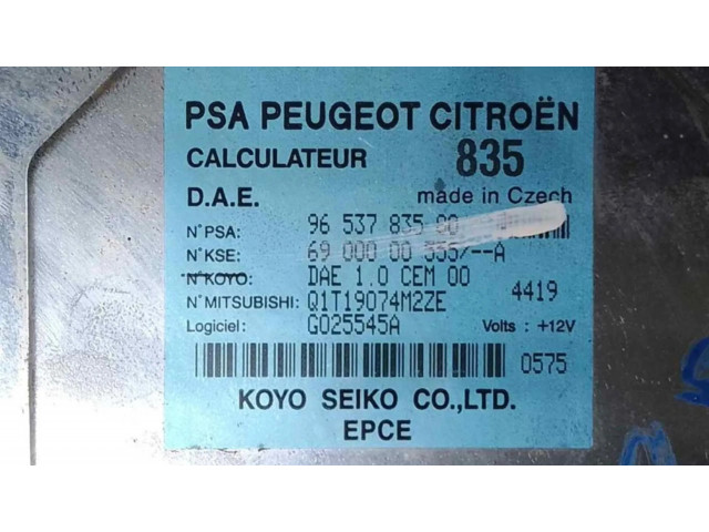 Блок управления двигателя 9653783580, MODULOELECTRONICO   Citroen C3