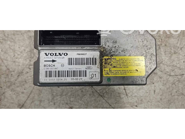 Блок подушек безопасности P8696027, 0285001447   Volvo XC90