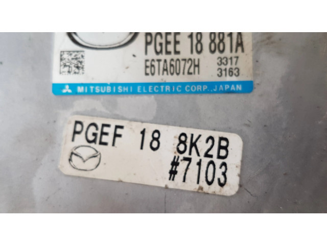 Řídící jednotka E6TA6072H, PGEE18881A   Mazda CX-5 II 2022