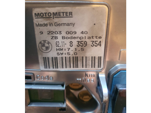 Přístrojová deska  BMW 5 E34 1991 9220300940, 6218359354  